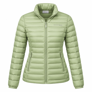 Chaqueta Acolchada con Capucha para Mujer, Impermeable, de Moda, 100% Poliéster, Gruesa, Teñida, para Exteriores - Product Image 4