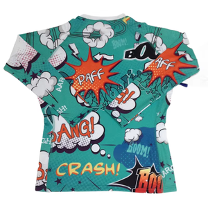 Maillot de bain à manches longues personnalisé pour le surf, en polyester et élasthanne, pour homme, UPF50, respirant, antibactérien, 220g - Product Image 6