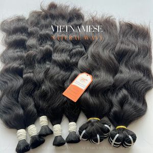 Best Quality Vietnamese Raw Remy <b>Hair</b> Extensions Natural Wavy Super Double Drawn Bulk Wholesale Price - Product Image 1