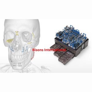 ชุดเครื่องมือผ่าตัดใบหน้าและขากรรไกรระดับมืออาชีพ BISONS ผลิตจากเหล็กกล้าไร้สนิมเกรดทางการแพทย์ สำหรับการผ่าตัดช่องปาก - Product Image 1