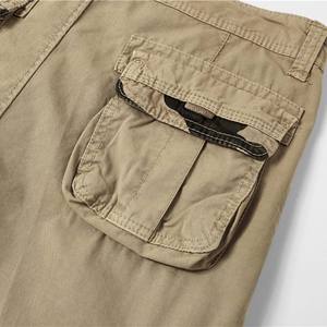 Shorts chino pour homme, taille haute, 100% coton, style smart casual, avec poches, couleur unie, légers, respirants, logo personnalisé - Product Image 6