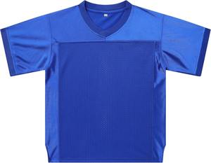 Uniforme de Fútbol Americano Personalizado con Diseño Sublimado, Cuello en V, Talla Grande, Manga Corta, Transpirable, de Poliéster - Product Image 1