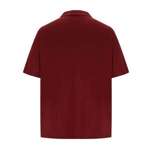เสื้อเชิ้ตแขนสั้นสีชมพูสำหรับผู้ชาย ผ้าถักนิตติ้ง 100% ผ้าฝ้าย สไตล์ลำลอง ระบายอากาศได้ดี กันยับ มีกระเป๋า น้ำหนัก 180 กรัม ลายพิมพ์สัตว์ - Product Image 6