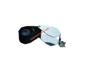 Loupe de bijoutier SUNTOOLS/STIPL 334C, loupe de précision pour tester les pierres précieuses, avec miroir et lumière, 21 mm - Product Image 2