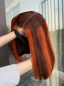 Perruques Lace Front en Cheveux Humains Vierges Lisses Naturels du Vietnam, 8-32 Pouces, Tissage Simple Remy, Extensions Naturelles, Toutes Couleurs Adaptées - Product Image 4