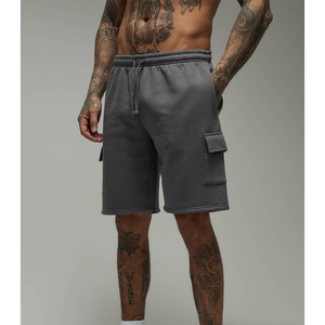 Pantalones Cortos Deportivos de Alta Calidad, Elásticos en 4 Direcciones, Totalmente Personalizables, Transpirables, con Bolsillos Tipo Cargo, de Algodón, para Hombre, Estilo Urbano de Verano - Product Image 1