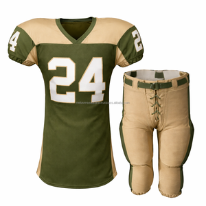 Uniforme de Fútbol Americano para Jóvenes, Conjunto Personalizado para Equipo, Jersey y Pantalones Sublimados, Nombre y Número Personalizados - Product Image 1