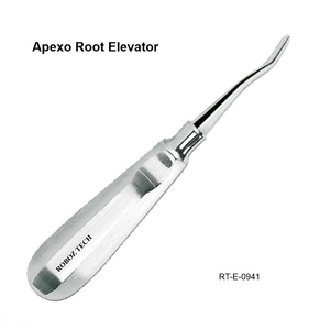 Élévateur dentaire manuel ergonomique droit en acier inoxydable certifié CE par Roboz Tech Pakistan - Product Image 3