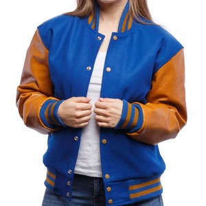 New Custom Unisex <b>Corduroy</b> Winter Eco-Friendly Breathable Leather University <b>Jacket</b> <b>Men</b> Women's Padded Bomber Stand Collar - Product Image 3