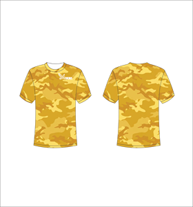 T-shirt camouflage à manches courtes pour homme, impression par sublimation, respirant, coupe classique, col rond, vêtements décontractés, vente en gros, OEM personnalisé - Product Image 1