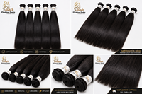 HAIR FASHION INDIA Cheveux Humains Vierges Indiens Non-Remy 100GM HFIBH002 Extensions à Tissage Manuel avec Pointes à Tissage Simple