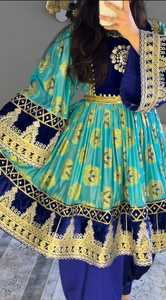 Robes décontractées pour femmes de la meilleure qualité, robes traditionnelles afghanes Kuchi vintage, en mousseline de soie, anti-rides, robes afghanes Kuchi - Product Image 4