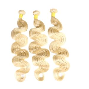 Extensiones de Cabello Humano Indio Rubio, 3 Paquetes, Ondulado y Rizado Profundo, Tejido a Máquina - Product Image 3