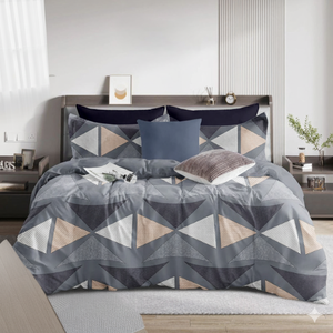 Ensemble de draps en microfibre 100% doux et luxueux, 400TC, motif imprimé, taille King, résistant à la décoloration et aux plis, pour la maison, l'hôtel, l'hôpital - Product Image 3