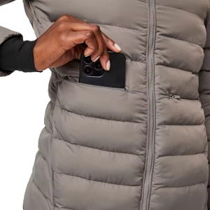 Custom Loose Fit Women Puffer Jacket Winter Warm Waterproof Insulated <b>Bubble</b> <b>Coat</b> Hooded Windproof Outerwear Parka Top - Product Image 6