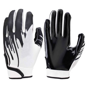 Gants de football américain personnalisés à logo, haute qualité, design respirant, en polyester, tailles sur mesure, antidérapants – Vente chaude - Product Image 1