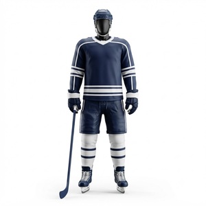 Uniforme de Hockey sobre Hielo para Hombre, Jersey de Alto Rendimiento, Pantalones Cortos, Calcetines, Conjunto de Entrenamiento, Ropa Deportiva Atlética Premium, Construcción Duradera - Product Image 1