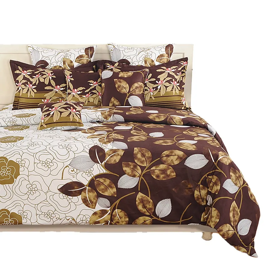 Atacado Luxo Silk Satin Bedding Pure Silk Duvet Cover Set Folha De Seda Por exportadores indianos