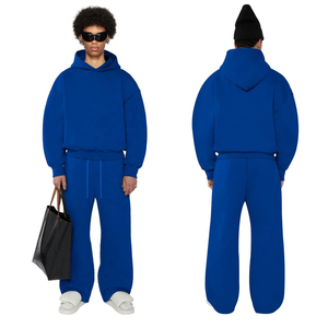 Sweat-shirts et survêtements pour hommes imprimés, personnalisés en usine OEM, de haute qualité, pour l'hiver, style streetwear, en molleton de coton lourd 400 GSM - Product Image 3