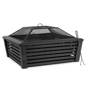 Stylish Tapered Fire Pit for Outdoor Patio and <b>Garden</b> Spaces - Product Image 3