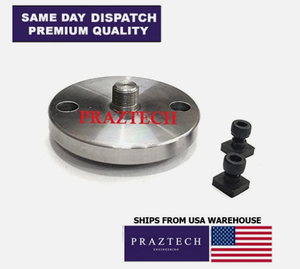 หัวจับเครื่องกลึงแบบ 3 ขา ขนาด 65 มม. พร้อมแผ่นรองหลังและน็อตตัวที อุปกรณ์เสริมสำหรับเครื่องกัด - Product Image 4