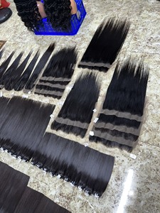 8~40 Inches Natural Color Remy Lace Front Bone Straight Bundles Vietnamese Human Hair for <b>Training</b> <b>Heads</b> for Black Women - Product Image 5