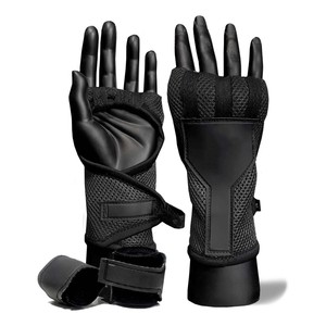 Gants de boxe MMA Muay Thai personnalisés en néoprène avec fermeture à scratch et support de poignet, équipement d'entraînement de boxe unisexe - Product Image 3