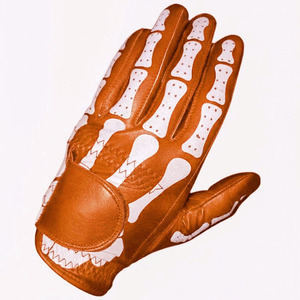Guantes de Golf SAAR INDUSTRIES SI-N-GG-11 de Alta Calidad con Estampado de Esqueleto Rojo, Cuero Cabretta, Cierre de Gancho y Bucle, Antideslizantes, Unisex para Hombre - Product Image 3