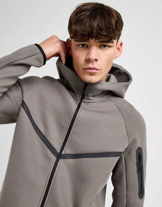 Sudadera con Capucha para Hombre, 100% Algodón, Lisa, Otoñal, de Alta Calidad, para Uso Diario, con Bolsillo Tipo Canguro, Capucha Ajustable, Estilo Casual Urbano - Product Image 6