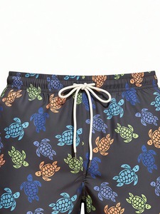 Short de plage à motifs dégradés pour hommes, pantalon de vacances décontracté d'été imprimé en 3D, coloré, ample, pour le surf et la natation - Product Image 3