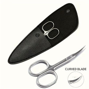 Tijeras para Cutículas de Acero Inoxidable, Rectas y Afiladas, Cortaúñas Curvo, Recortador de Piel Muerta, Pinza para Cutículas, Herramienta Profesional para el Cuidado de las Uñas - Product Image 1