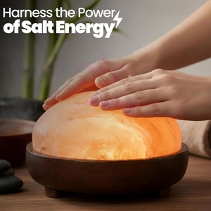 Lámpara de Sal del Himalaya en Forma de Domo a Precio Accesible, Lámpara de Sal del Himalaya en Forma de Domo Natural de Alta Calidad - Product Image 4