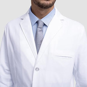 Bata de Laboratorio Blanca Ligera para Hombre, Talla Grande, para Uso Médico Diario, con Detección de Agujas, Material de Alta Calidad - Product Image 4