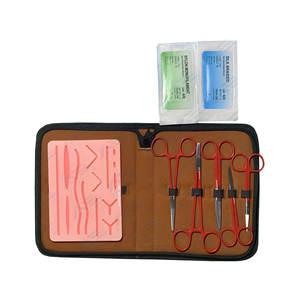 Kit de sutura quirúrgica para estudiantes de medicina, entrenamiento de acero inoxidable para estudiantes de medicina, habilidades quirúrgicas, botiquín básico de primeros auxilios - Product Image 1