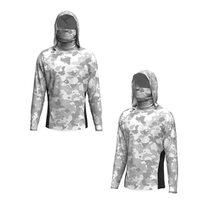 Chemise de pêche à capuche en gros, séchage rapide, anti-UV, vêtements de sport avec emballage personnalisé - Product Image 2