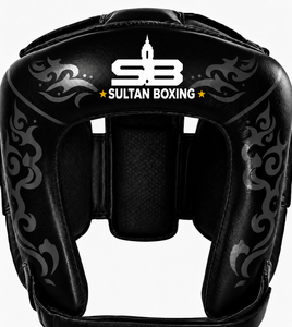 SULTAN BOXING Durable Head Guard Clear Face Protective Sports Helmet Leather Outsole for Adults Unisex PC Material Hook Loop - Product Image 1
