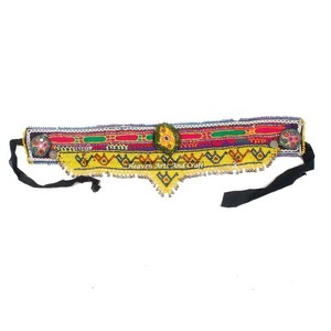Vintage Belt Belly Dance Bead Afghani Traditional Waist Belt Kuchi Tribal BB049A <b>Old</b> Banjara Real Vintage Handmade Beaded Belts - Product Image 1