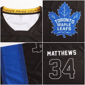 เสื้อฮอกกี้น้ำแข็งแบบสั่งทำขายส่ง พิมพ์ลายได้ตามต้องการ ระบายอากาศได้ดี แขนยาว สำหรับนักกีฬาทีม |   การผลิตโดยตรงจากโรงงาน - Product Image 2