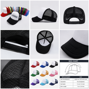 Casquette Trucker en Maille à 5 Panneaux Personnalisée en Gros, Casquette de Baseball d'Extérieur Unisexe 100% Polyester, Casquettes de Sport par Sublimation Courante - Product Image 6