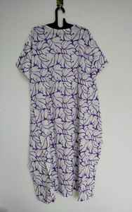 Vestido Kaftán de Algodón Indio Hecho a Mano, Kimono de Playa, Túnica Bohemia de Verano, Atuendo de Vacaciones - Product Image 2