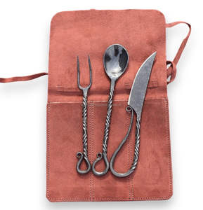 Couverts de table forgés à la main produits de couverts faits à la main en fer forgé à la main ensembles de couverts de haute qualité - Product Image 4