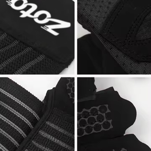 Gants de sport en cuir demi-doigts ventilés antidérapants à prix d'usine en gros pour le cross-training, la musculation, les soulevés de terre, le golf - Product Image 4