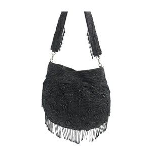2026 New Arrival Handmade Women Handcrafted Floral <b>Beaded</b> Bag Open Closure <b>Beading</b> Cotton Wholesale Price - Product Image 1