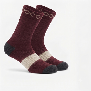 Top Quality Heat-Transfer Printed Outdoor Wear Men's Crew Socks Customized Color & Design Knitted Technics Socks For Adults - Product Image 1