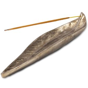 Porta Incienso Metálico en Forma de Hoja Disponible a Precio de Mayoreo - Product Image 3