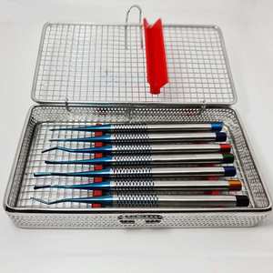 Juego de 7 elevadores dentales de acero inoxidable alemanes PDL Proximators Luxating con cassette, instrumentos quirúrgicos dentales de calidad estadounidense y europea. - Product Image 5