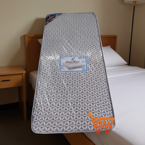 Surmatelas en mousse matelassée confortable de 4 pouces d'épaisseur, taille Queen, pliable pour la maison, l'hôtel ou l'auberge - Product Image 3