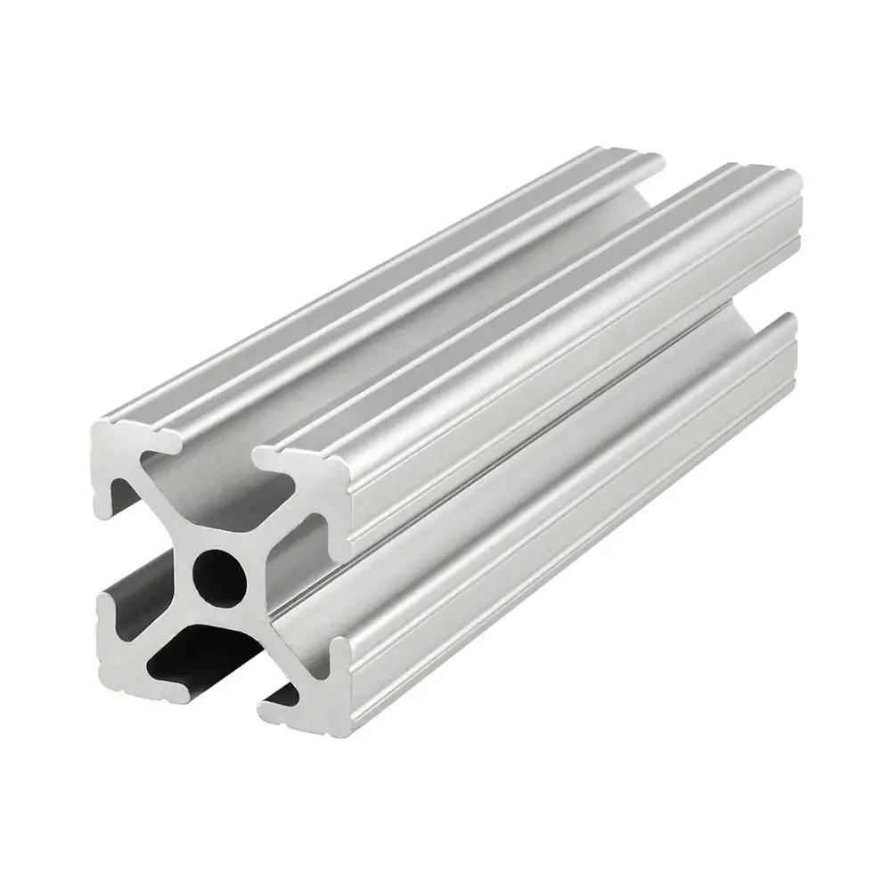 Profil en aluminium anodisé d'extrusion 6061 6063 T5 profil en aluminium industriel de fente de la coutume 4040 2040 T
