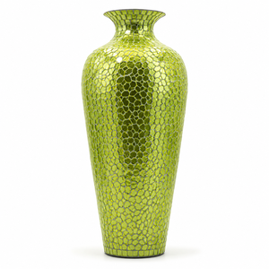 Vase à fleurs en mosaïque moderne - Style américain écologique, durable et léger pour la décoration intérieure de la maison, de l'hôtel et du jardin - Product Image 1