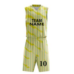 Uniformes de baloncesto nuevos al por mayor, de diseño moderno, alta calidad, hechos de algodón y poliéster, a precio razonable, en todas las tallas. - Product Image 4
